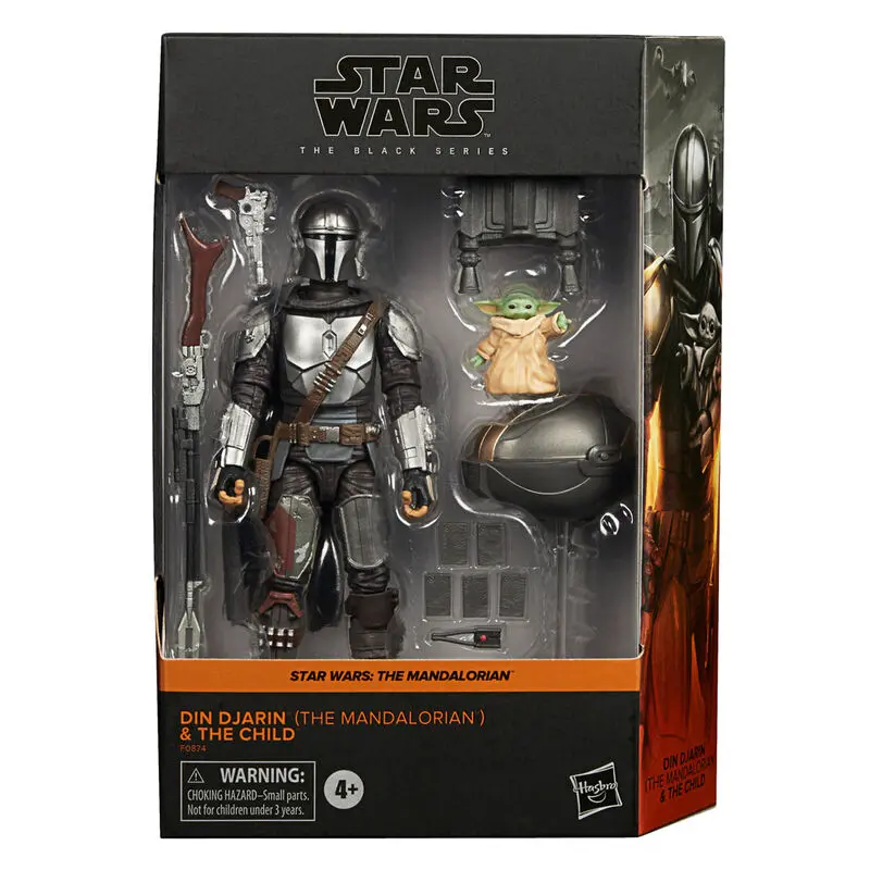 Star Wars The Mandalorian Din Djarin The Mandalorian and The Child set figures product photo