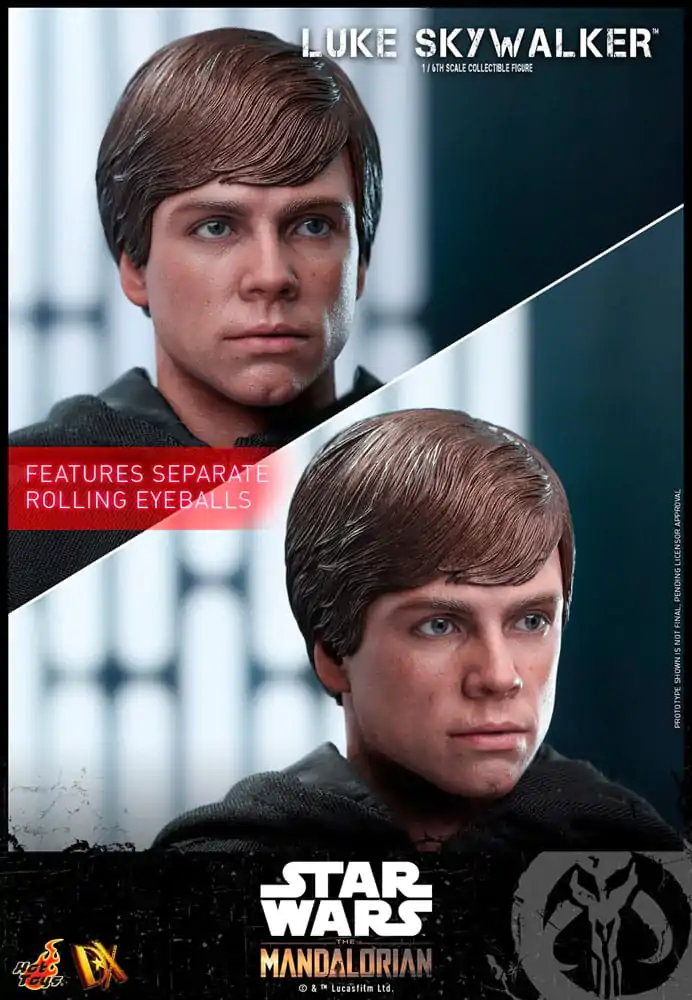 Star Wars: The Mandalorian DX Action Figure 1/6 Luke Skywalker Deluxe Version Spedial Edition 30 cm product photo