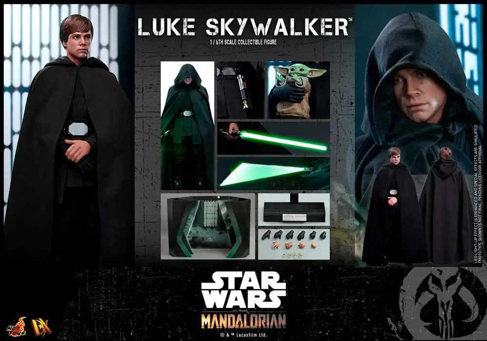 Star Wars: The Mandalorian DX Action Figure 1/6 Luke Skywalker Deluxe Version Spedial Edition 30 cm product photo