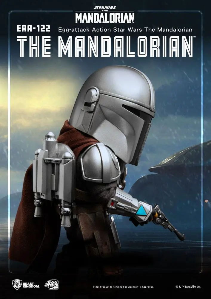 Star Wars The Mandalorian Egg Attack Action Action Figure The Mandalorian 17 cm product photo