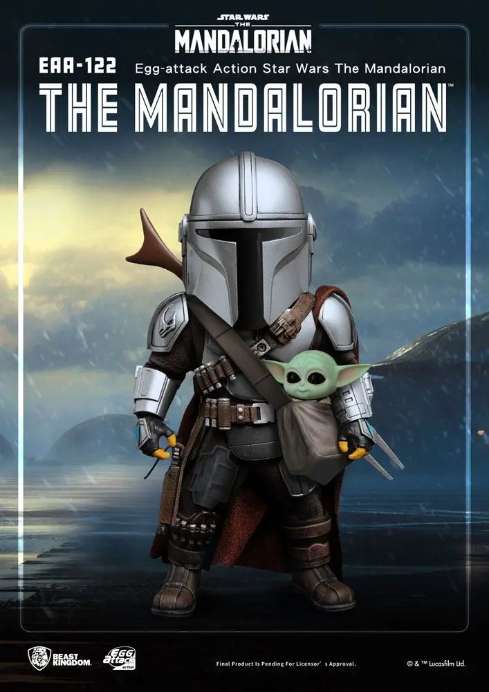 Star Wars The Mandalorian Egg Attack Action Action Figure The Mandalorian 17 cm product photo