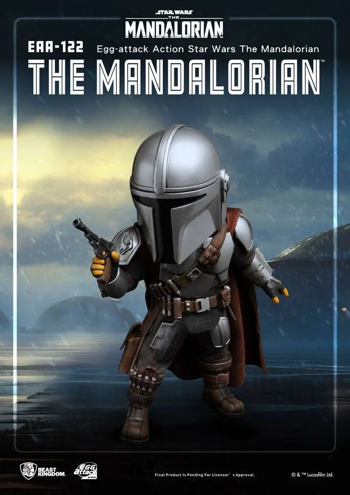 Star Wars The Mandalorian Egg Attack Action Action Figure The Mandalorian 17 cm product photo