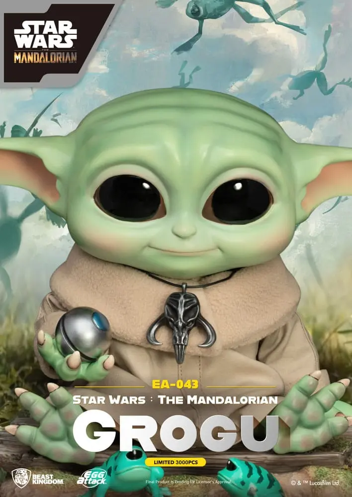 Star Wars: The Mandalorian Egg Attack Statue Grogu 18 cm termékfotó