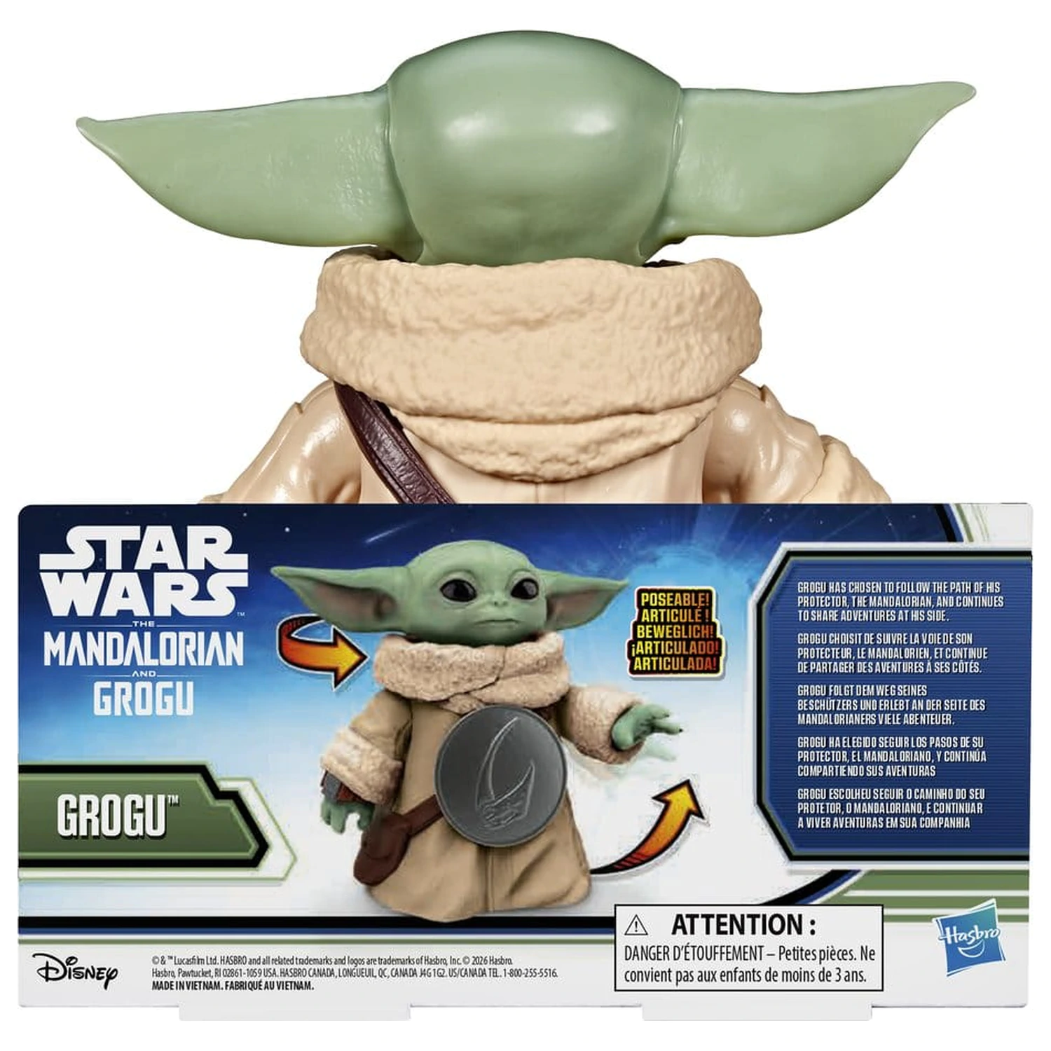 Star Wars: The Mandalorian & Grogu Action Figure Grogu 17 cm product photo