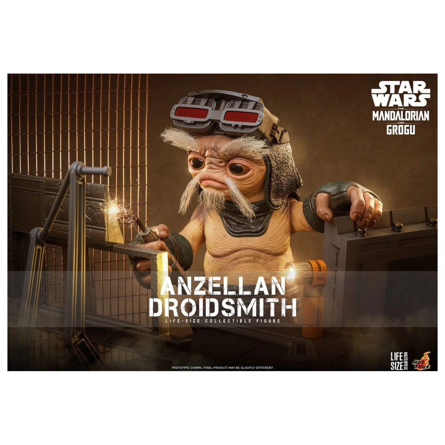 Star Wars: The Mandalorian & Grogu Life-Size Figure Anzellan Droidsmith 27 cm product photo