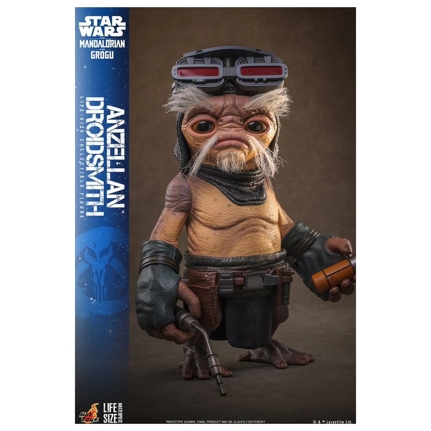 Star Wars: The Mandalorian & Grogu Life-Size Figure Anzellan Droidsmith 27 cm product photo