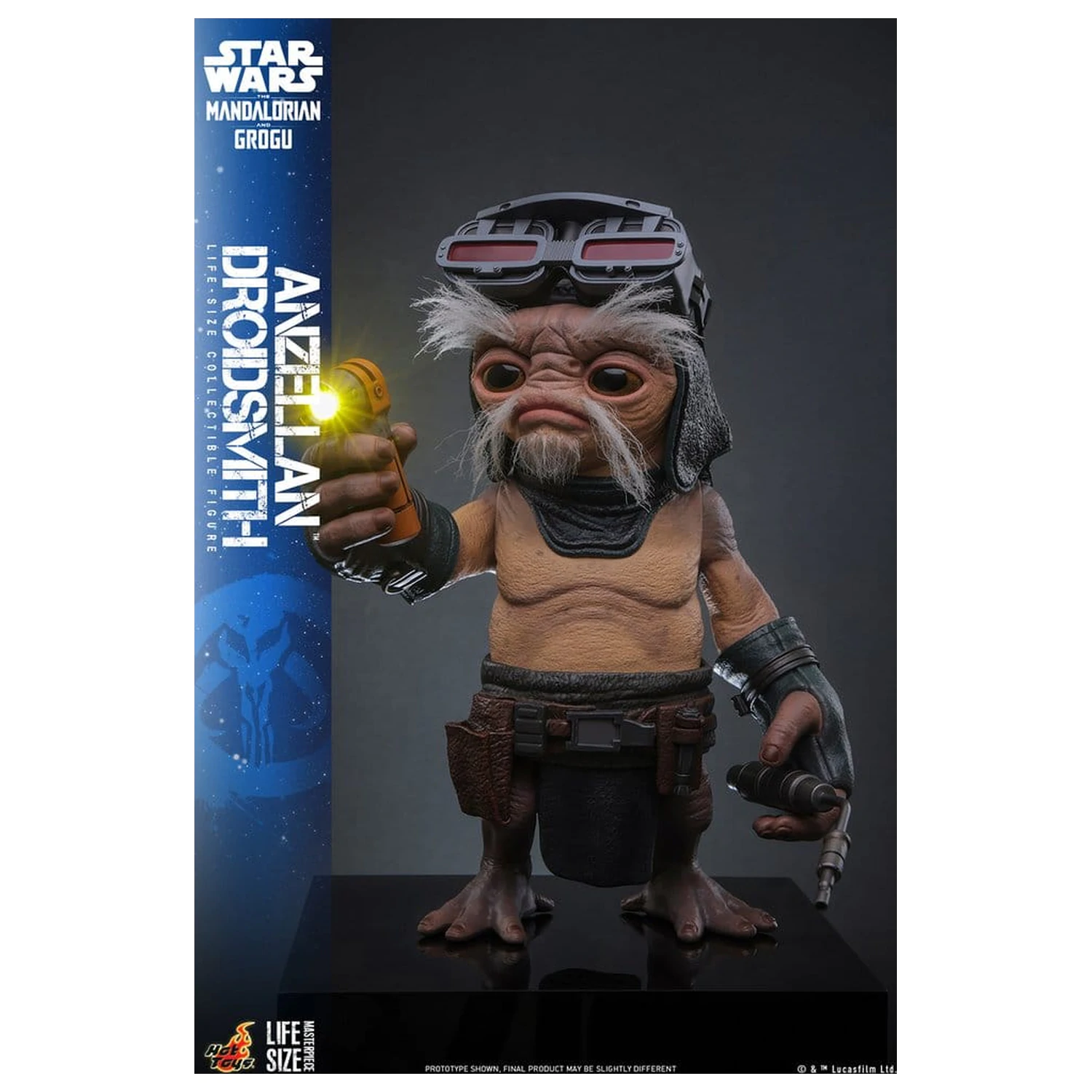 Star Wars: The Mandalorian & Grogu Life-Size Figure Anzellan Droidsmith 27 cm product photo