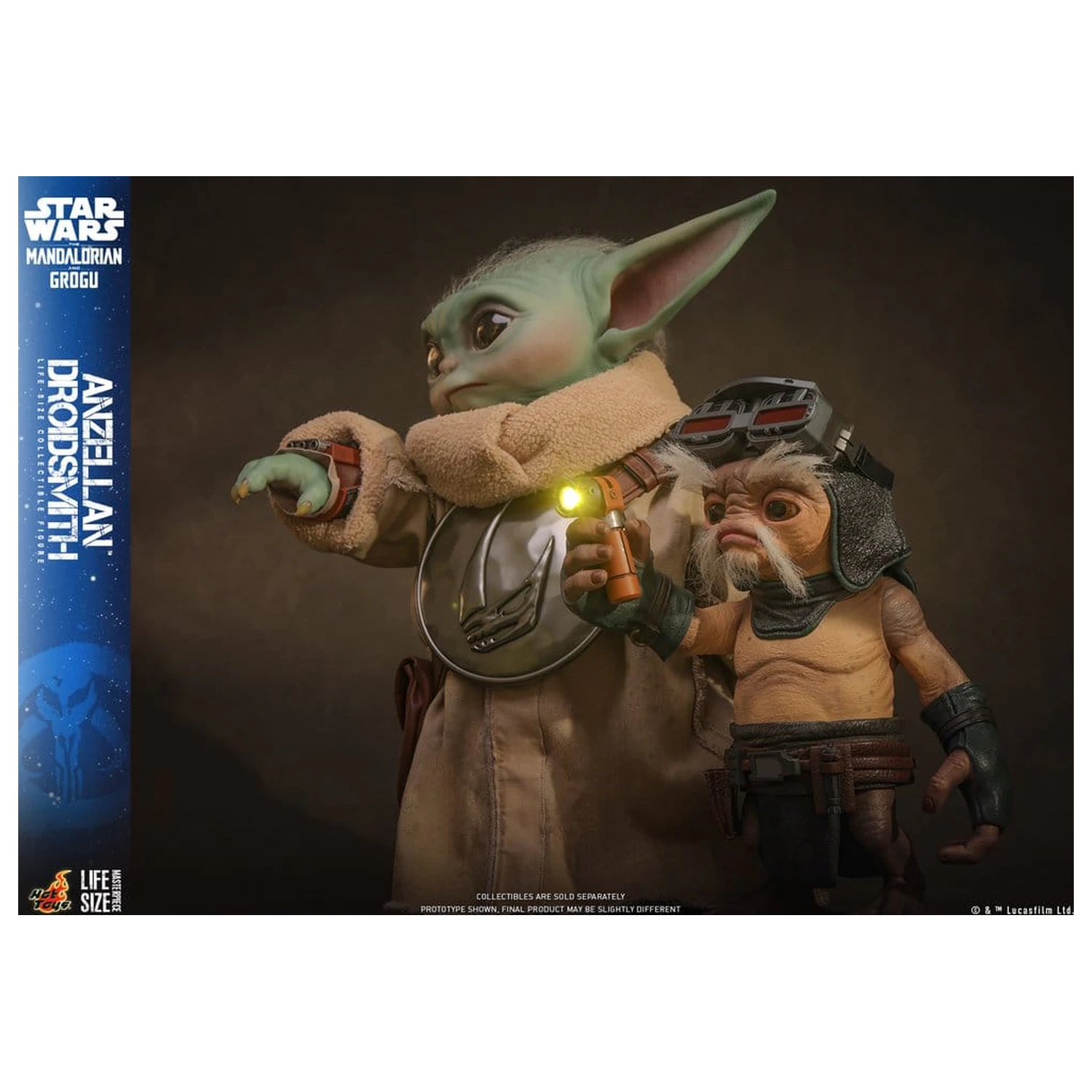 Star Wars: The Mandalorian & Grogu Life-Size Figure Anzellan Droidsmith 27 cm product photo