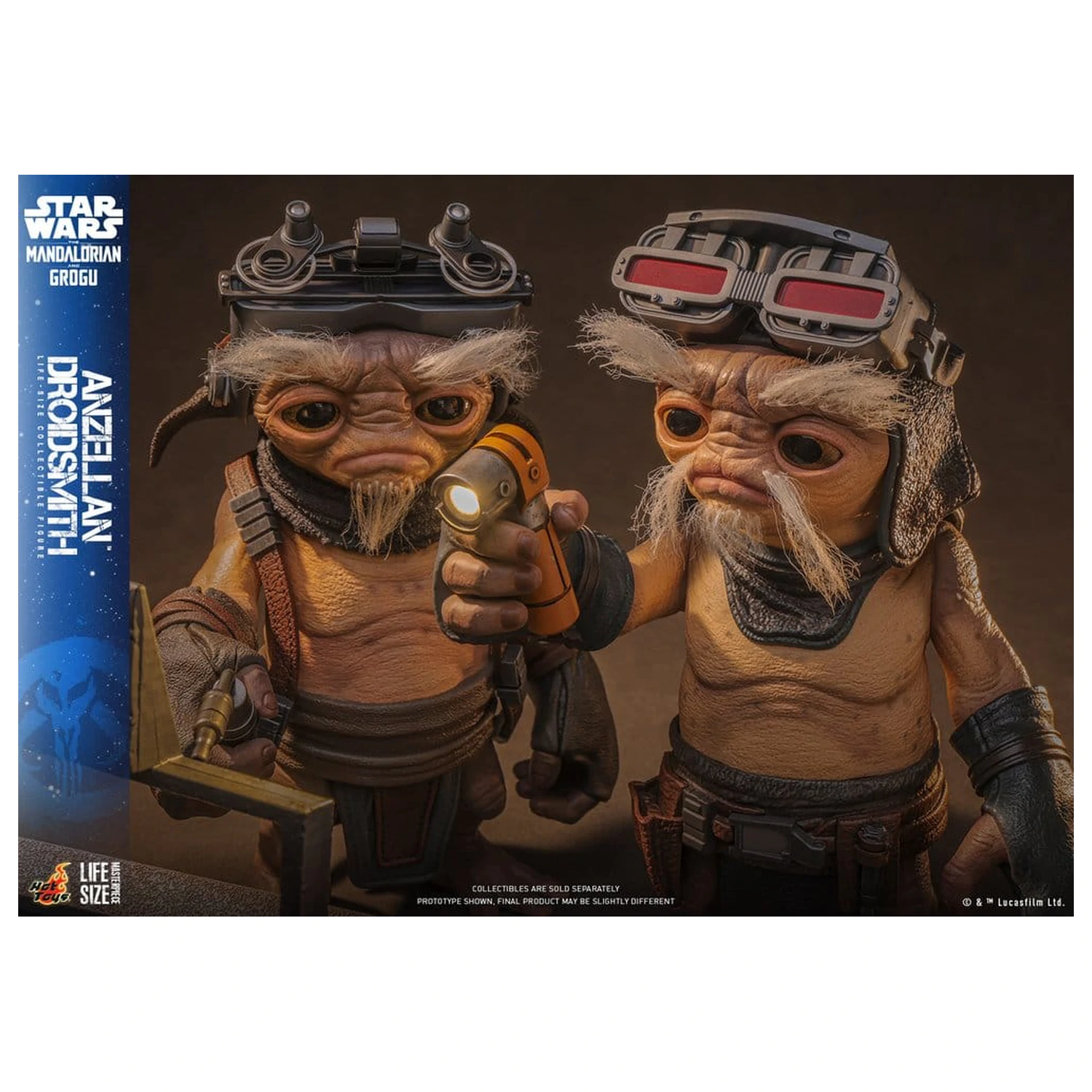 Star Wars: The Mandalorian & Grogu Life-Size Figure Anzellan Droidsmith 27 cm product photo