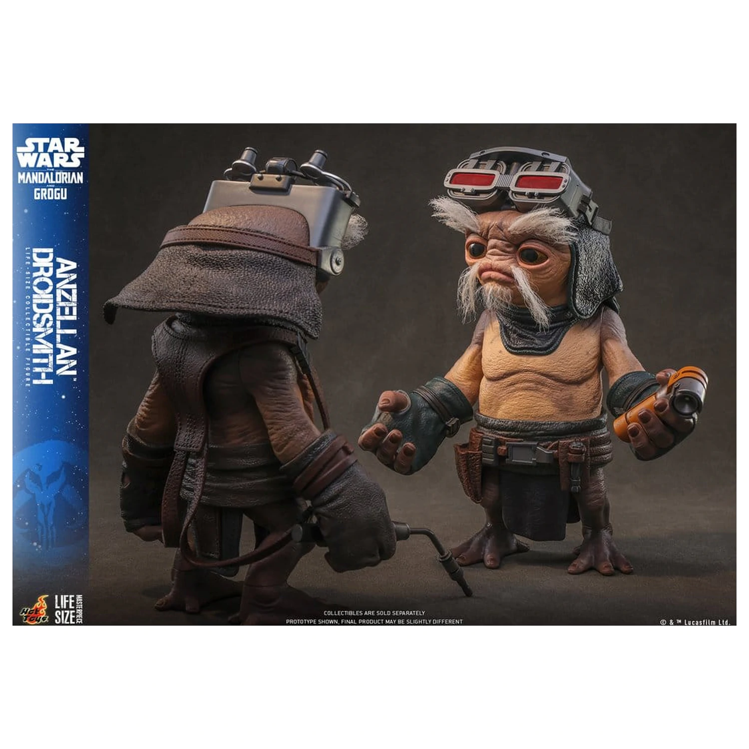 Star Wars: The Mandalorian & Grogu Life-Size Figure Anzellan Droidsmith 27 cm product photo