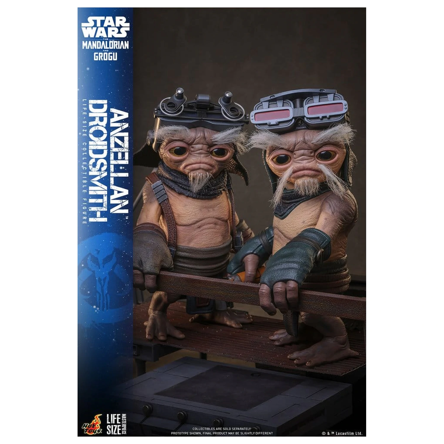 Star Wars: The Mandalorian & Grogu Life-Size Figure Anzellan Droidsmith 27 cm product photo