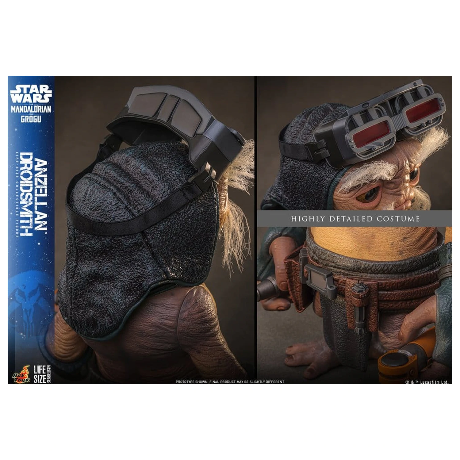 Star Wars: The Mandalorian & Grogu Life-Size Figure Anzellan Droidsmith 27 cm product photo