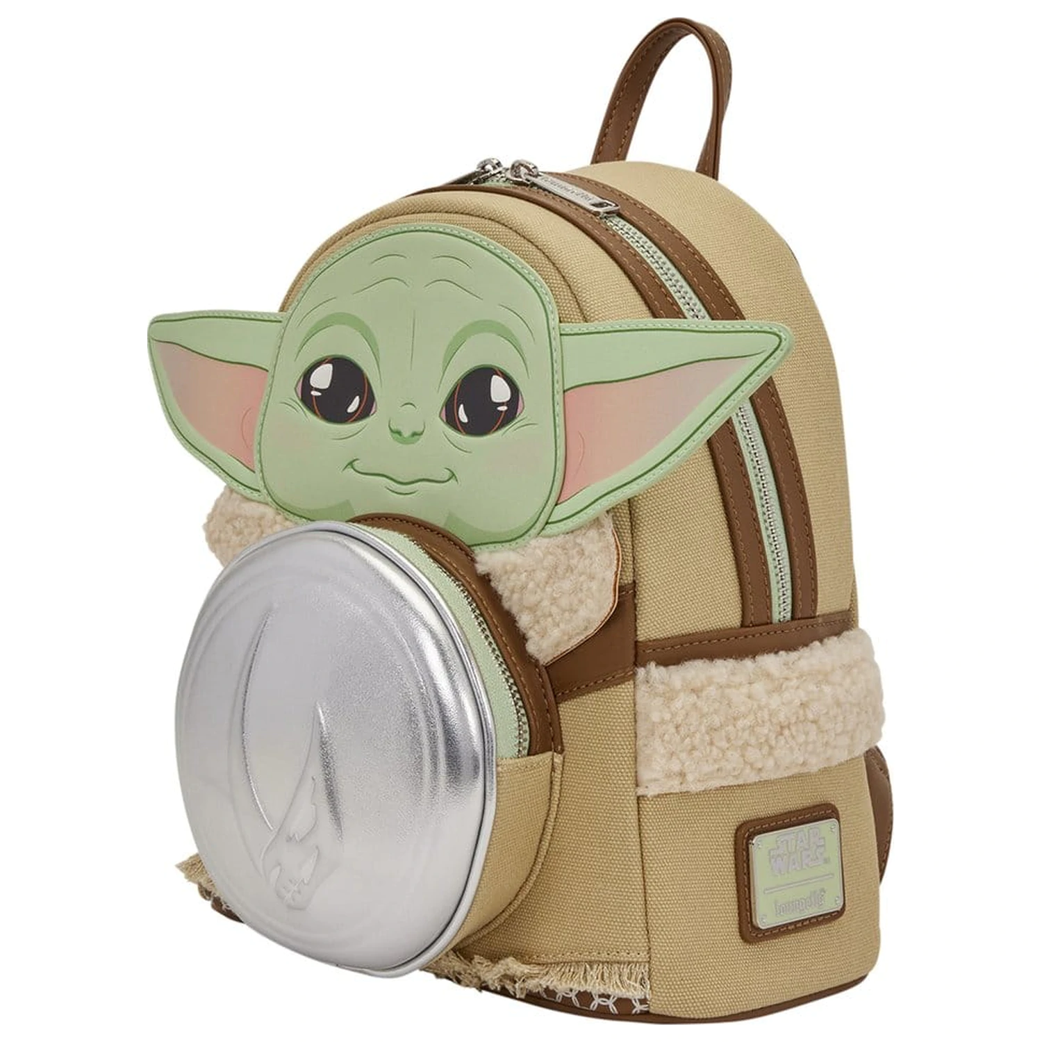 Star Wars: The Mandalorian by Loungefly Mini Backpack Grogu & Anzellan product photo
