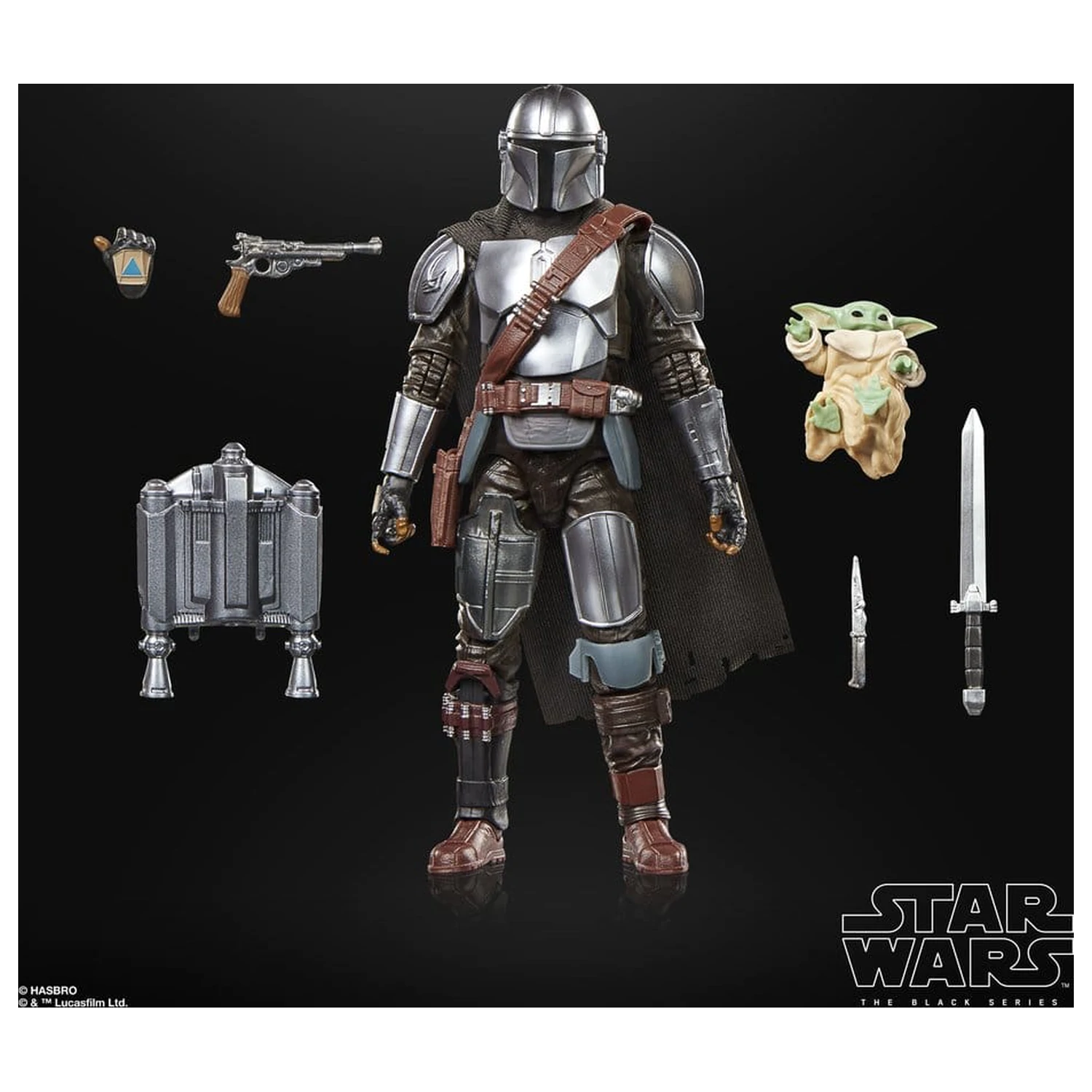 Star Wars: The Mandalorian & Grogu Black Series Action Figure The Mandalorian & Grogu 15 cm product photo
