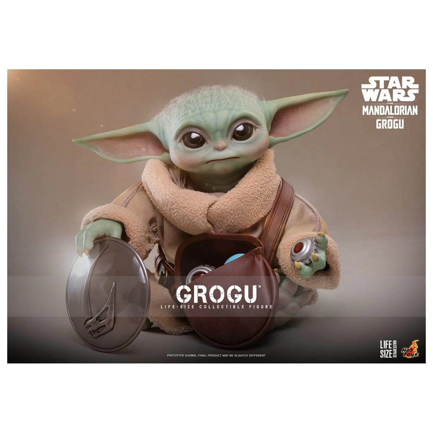 Star Wars: The Mandalorian & Grogu Life-Size Figure Grogu 38 cm product photo