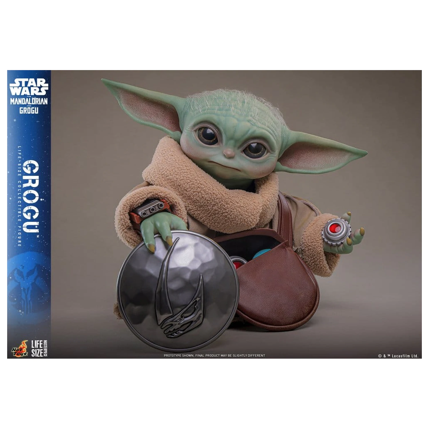 Star Wars: The Mandalorian & Grogu Life-Size Figure Grogu 38 cm product photo