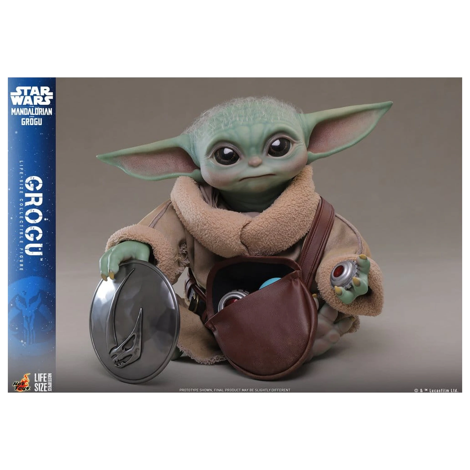 Star Wars: The Mandalorian & Grogu Life-Size Figure Grogu 38 cm product photo