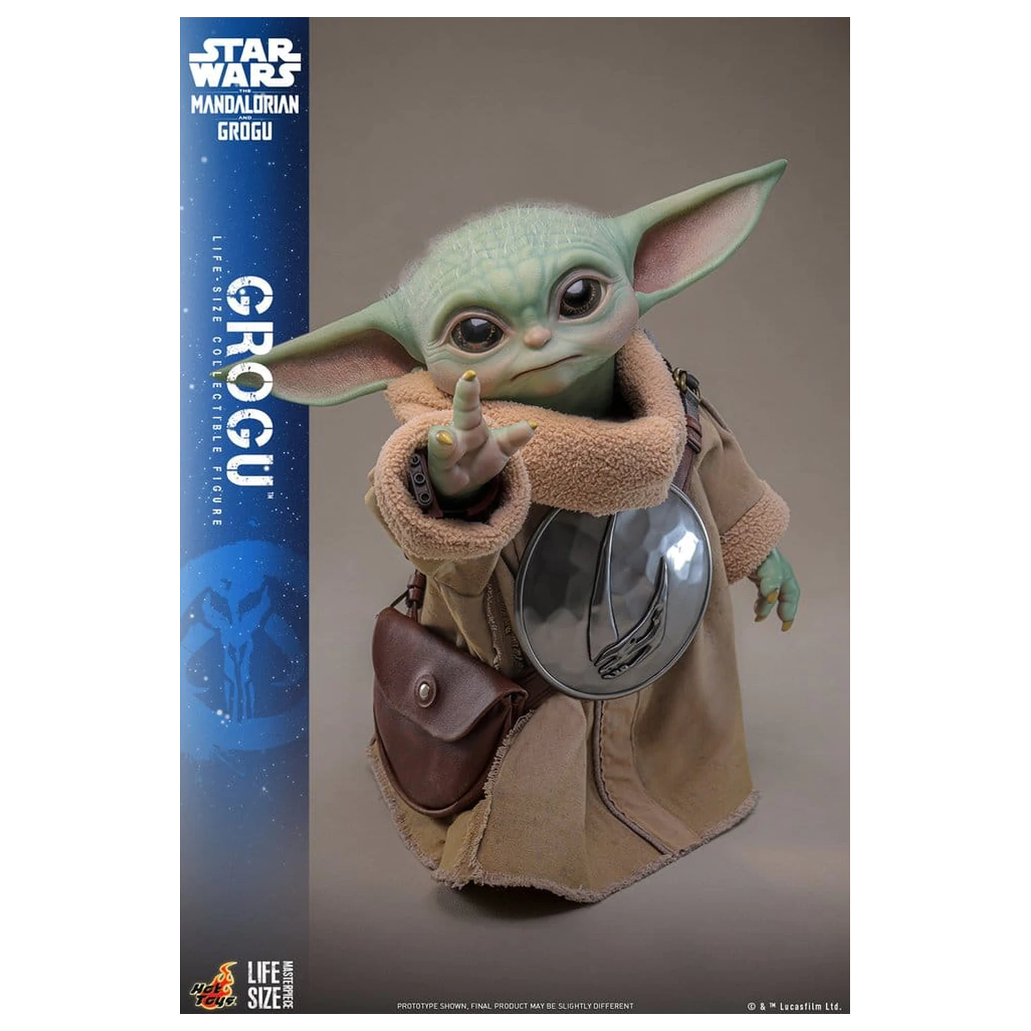 Star Wars: The Mandalorian & Grogu Life-Size Figure Grogu 38 cm product photo