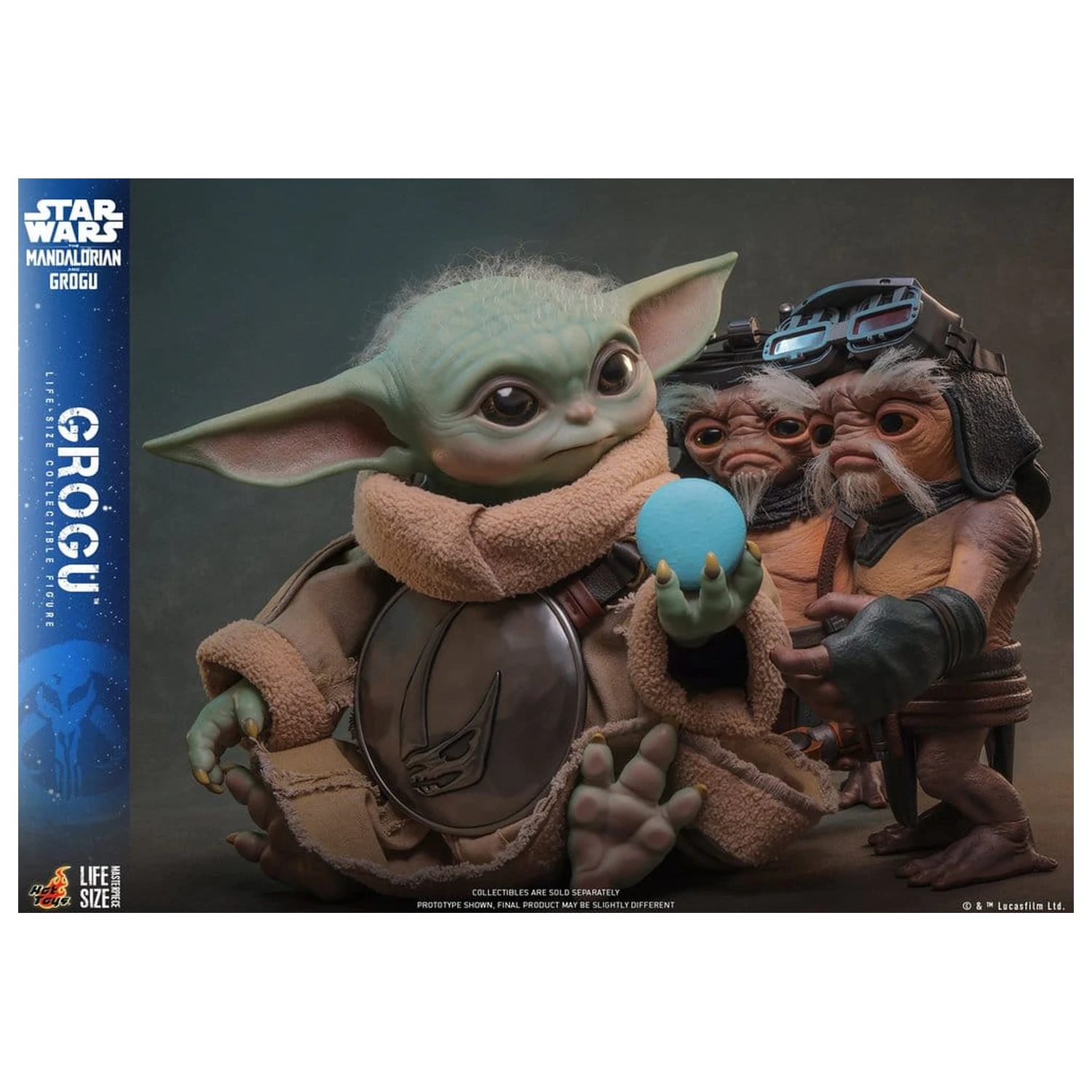 Star Wars: The Mandalorian & Grogu Life-Size Figure Grogu 38 cm product photo