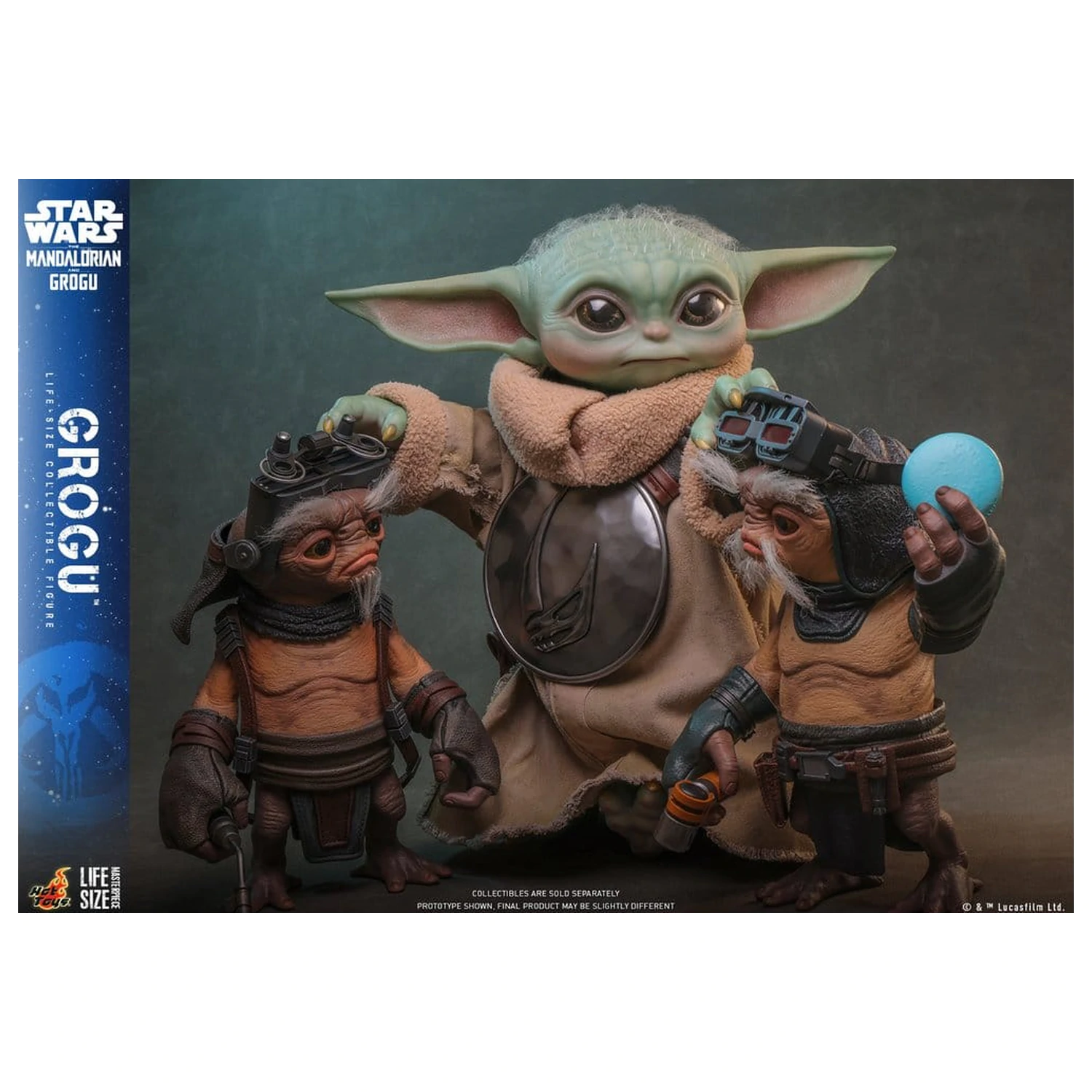 Star Wars: The Mandalorian & Grogu Life-Size Figure Grogu 38 cm product photo