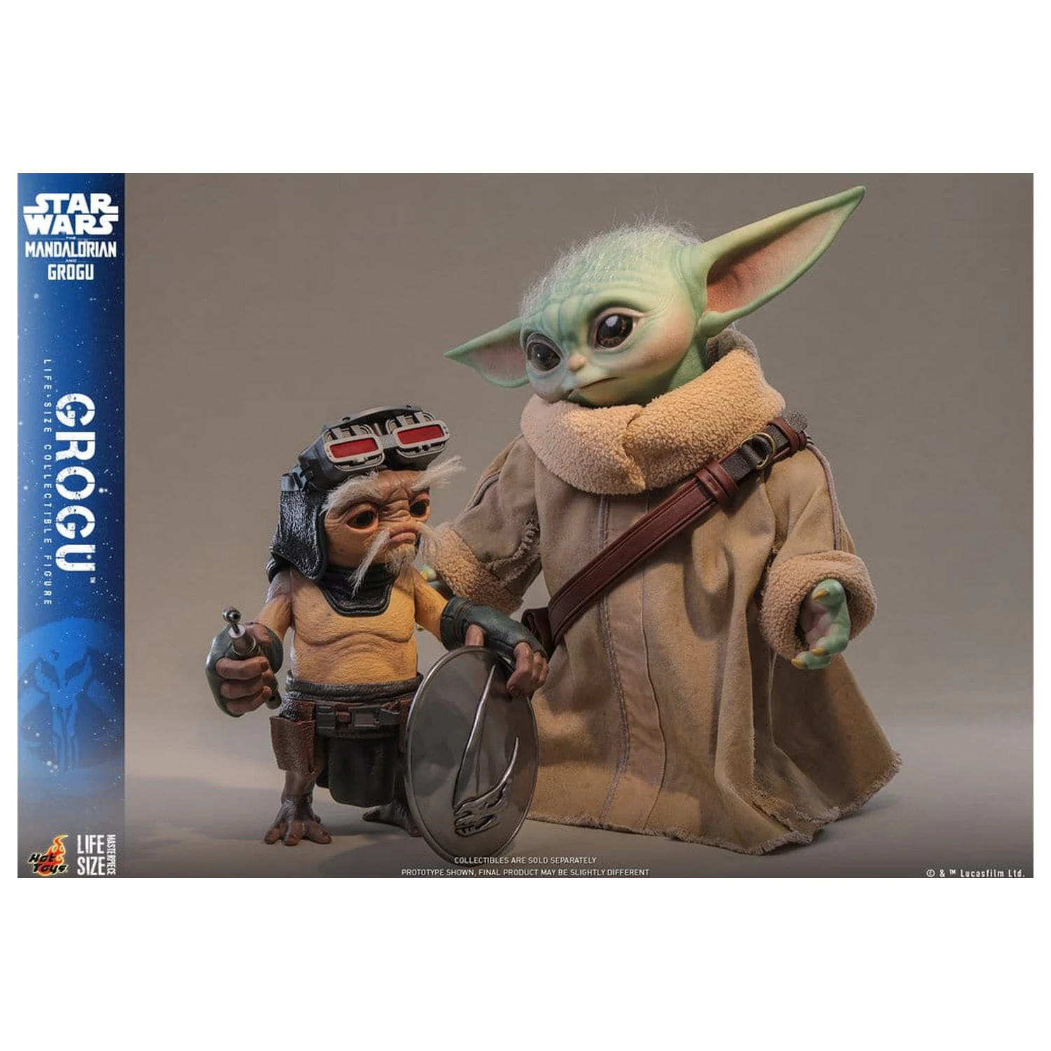 Star Wars: The Mandalorian & Grogu Life-Size Figure Grogu 38 cm product photo