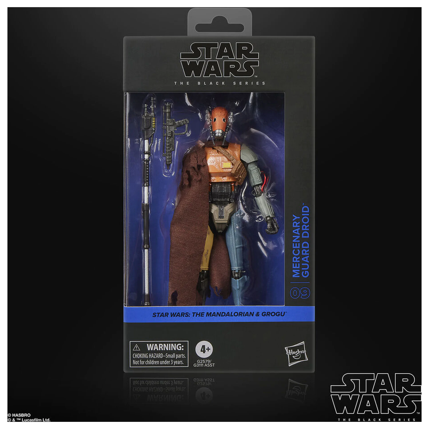 Star Wars The Mandalorian & Grogu Mercenary Guard Droid figure 15cm product photo