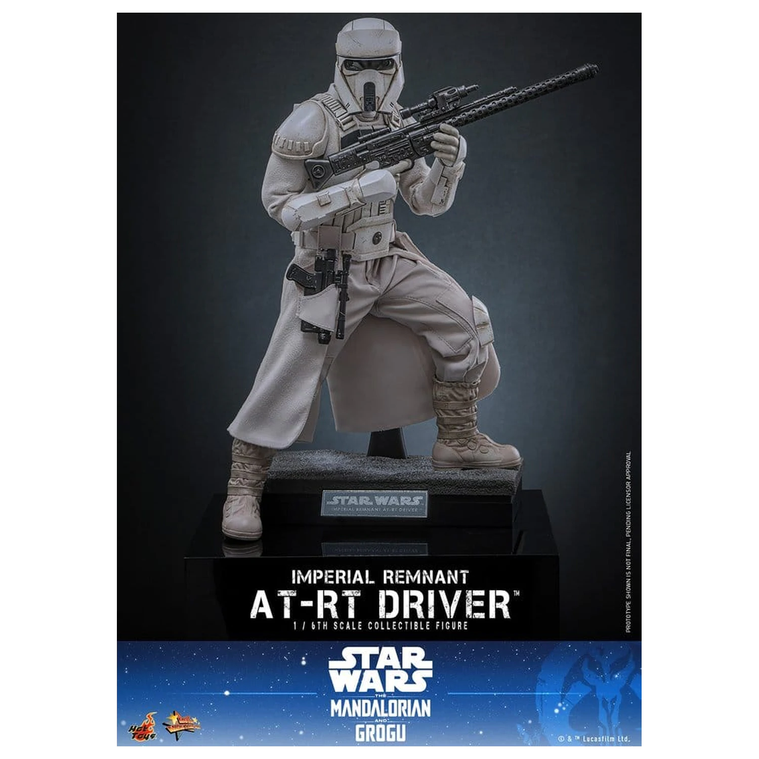 Star Wars: The Mandalorian & Grogu Movie Masterpiece Action Figure 1/6 Imperial Remnant AT-RT Driver 30 cm product photo