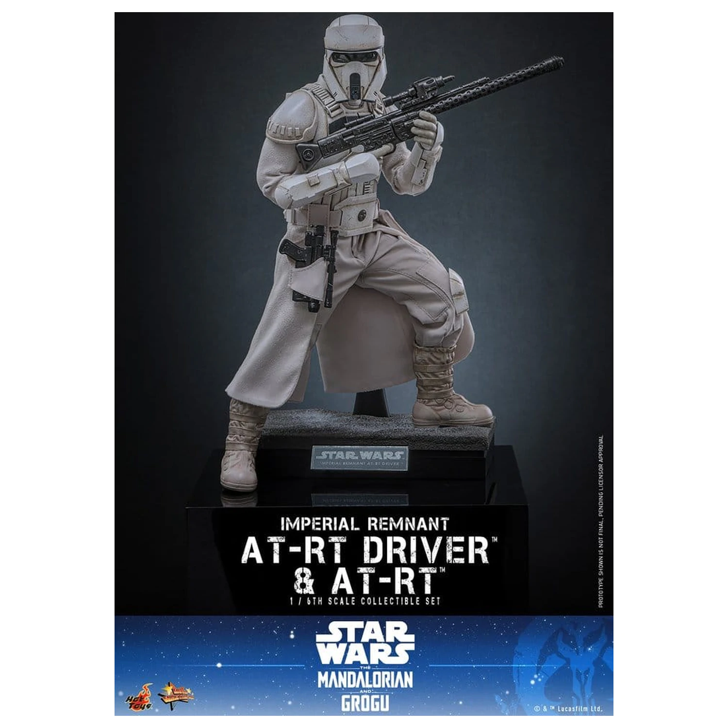 Star Wars: The Mandalorian & Grogu Movie Masterpiece Action Figure 1/6 Imperial Remnant AT-RT Driver 30 cm product photo