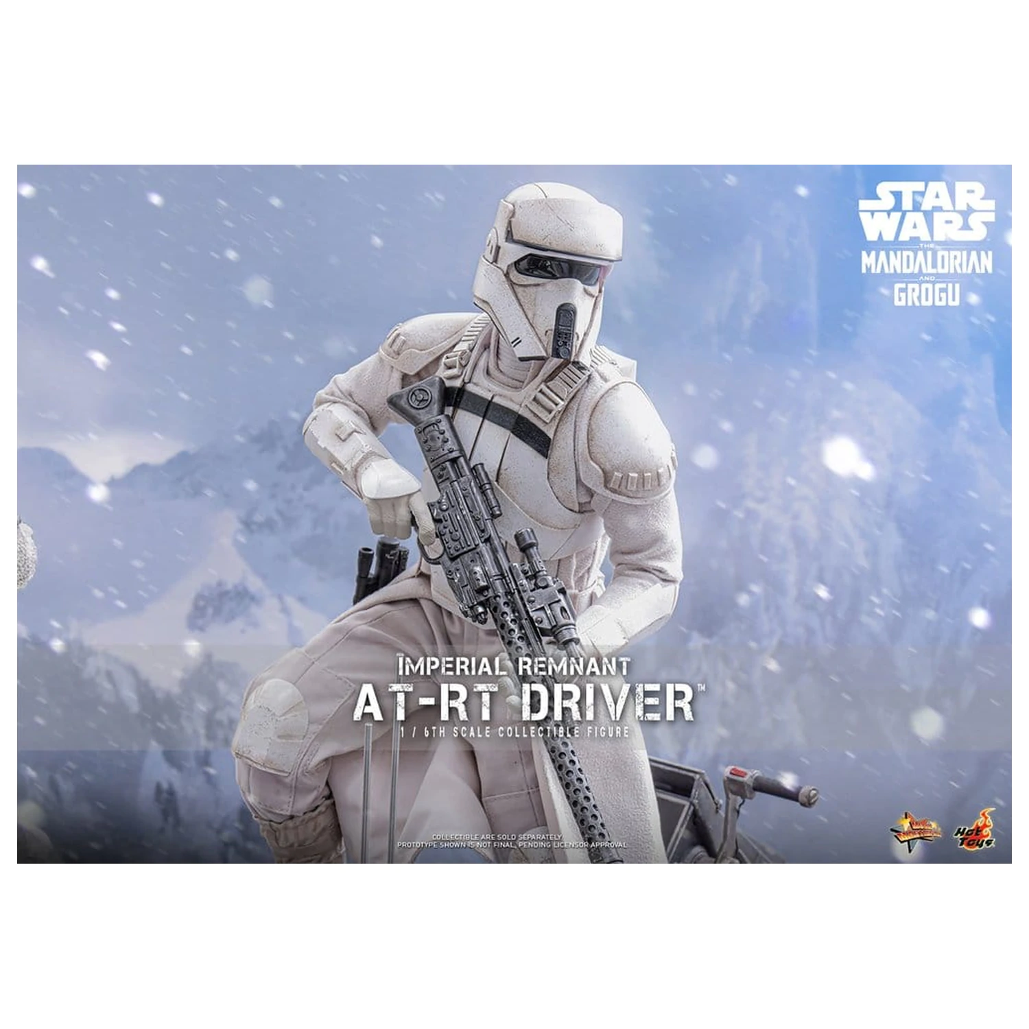 Star Wars: The Mandalorian & Grogu Movie Masterpiece Action Figure 1/6 Imperial Remnant AT-RT Driver 30 cm product photo