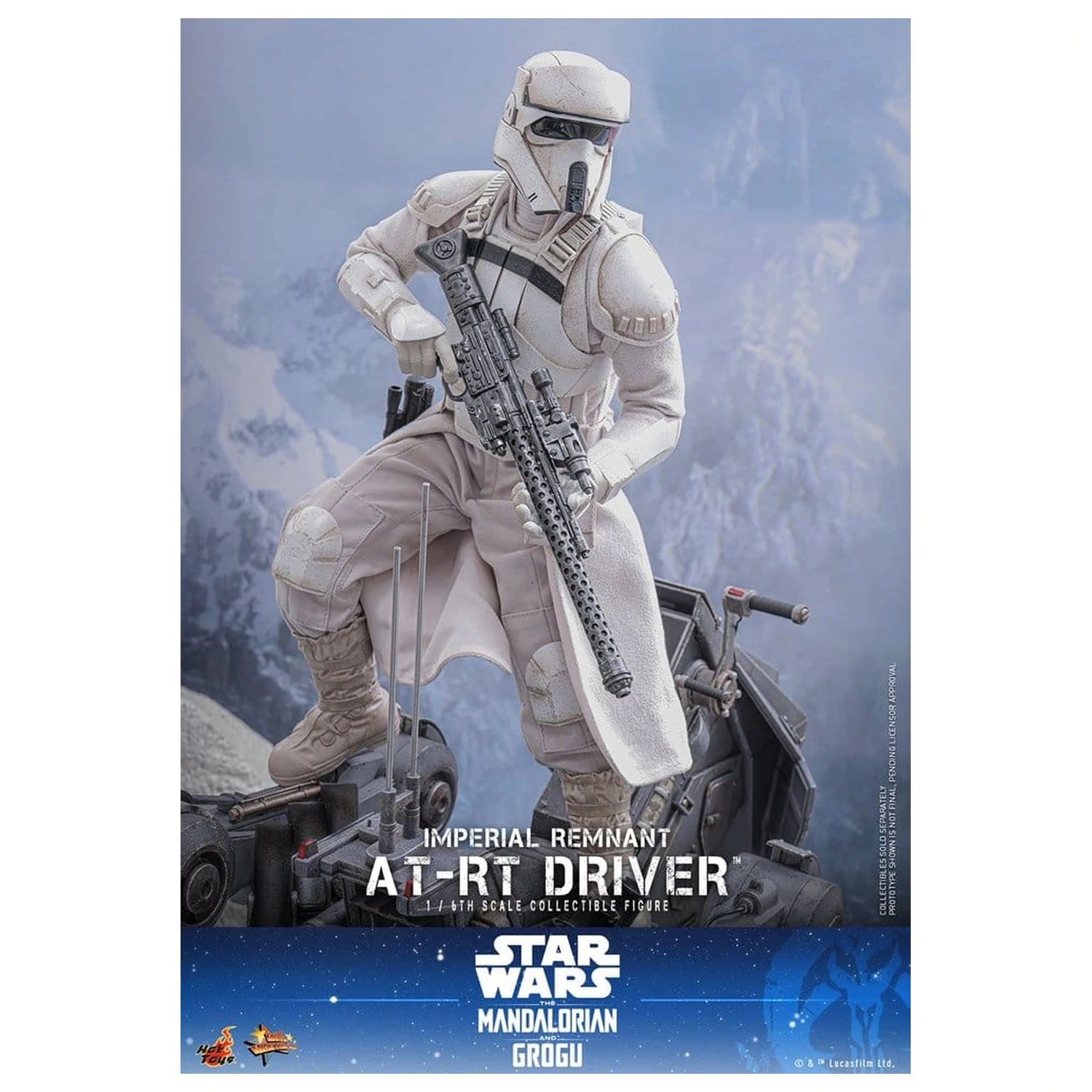 Star Wars: The Mandalorian & Grogu Movie Masterpiece Action Figure 1/6 Imperial Remnant AT-RT Driver 30 cm product photo