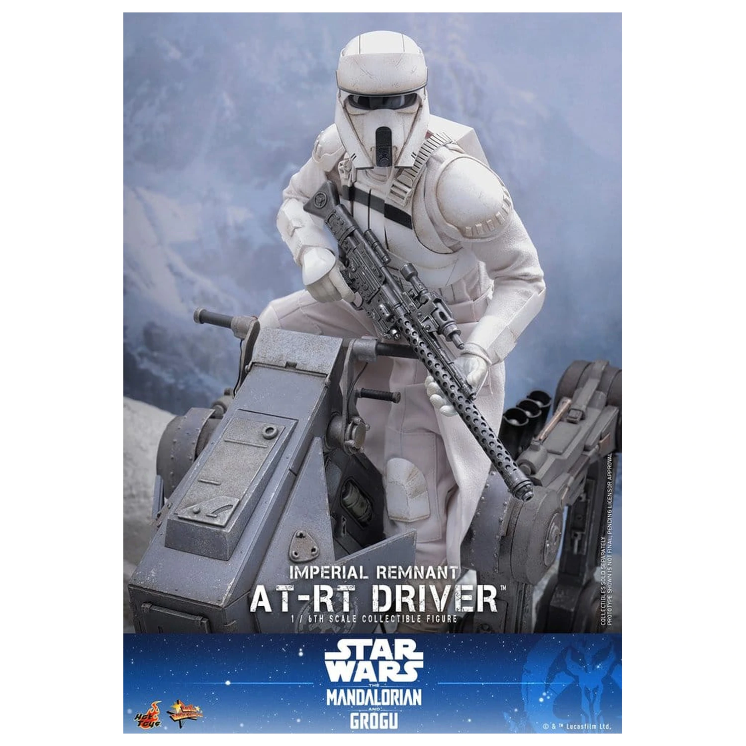 Star Wars: The Mandalorian & Grogu Movie Masterpiece Action Figure 1/6 Imperial Remnant AT-RT Driver 30 cm product photo