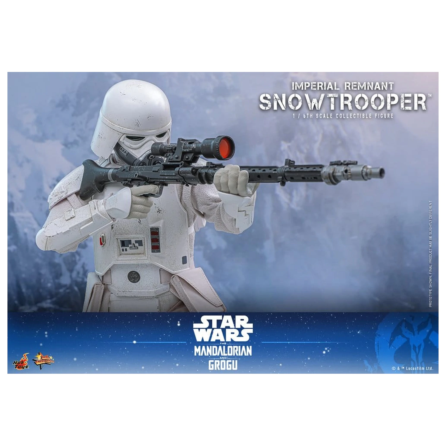 Star Wars: The Mandalorian & Grogu Movie Masterpiece Action Figure 1/6 Imperial Remnant Snowtrooper 30 cm product photo