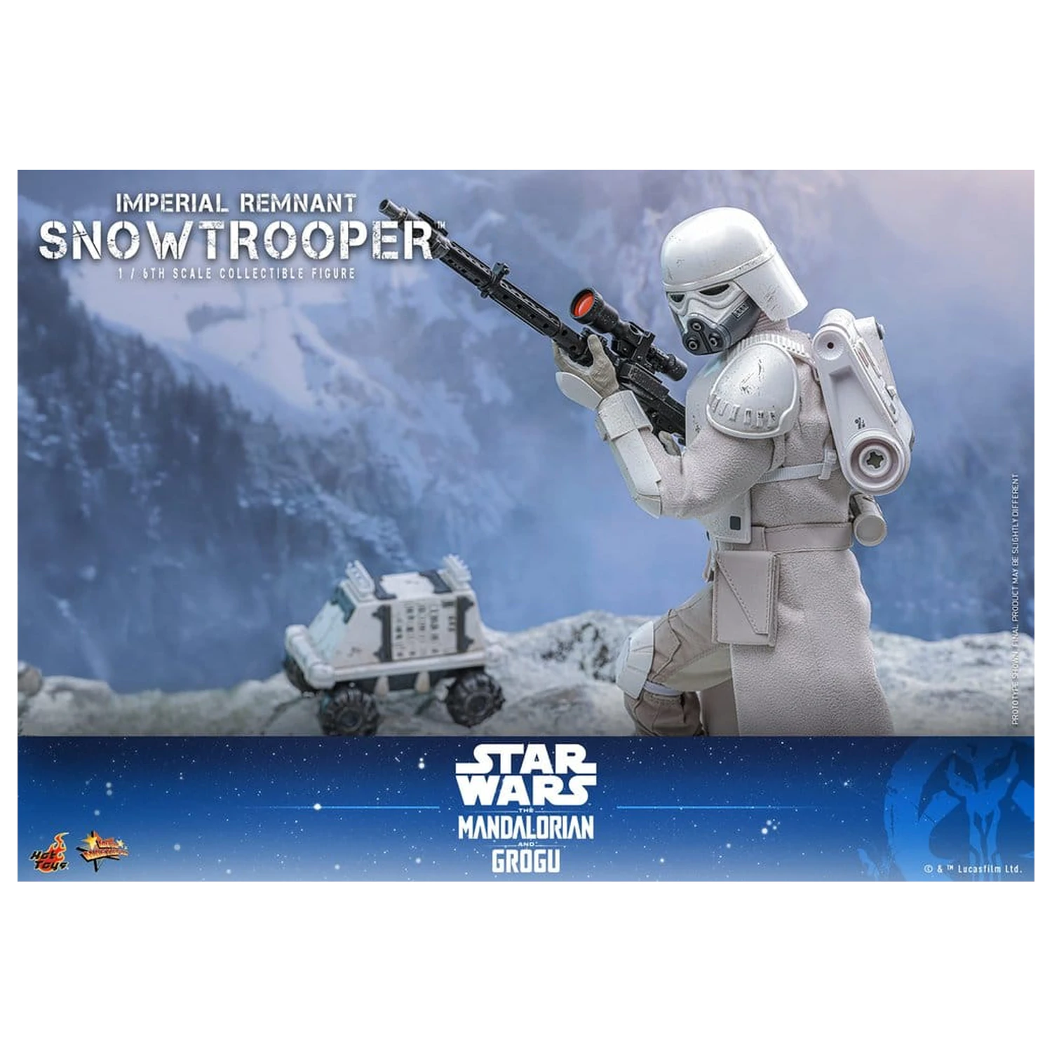 Star Wars: The Mandalorian & Grogu Movie Masterpiece Action Figure 1/6 Imperial Remnant Snowtrooper 30 cm product photo