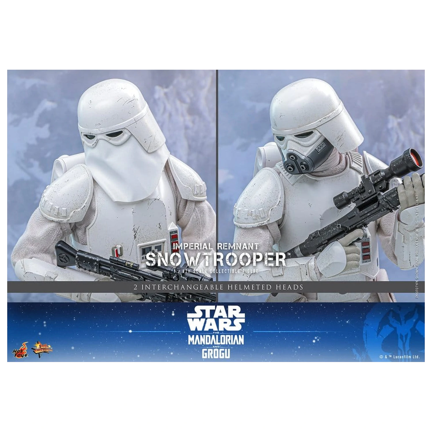 Star Wars: The Mandalorian & Grogu Movie Masterpiece Action Figure 1/6 Imperial Remnant Snowtrooper 30 cm product photo