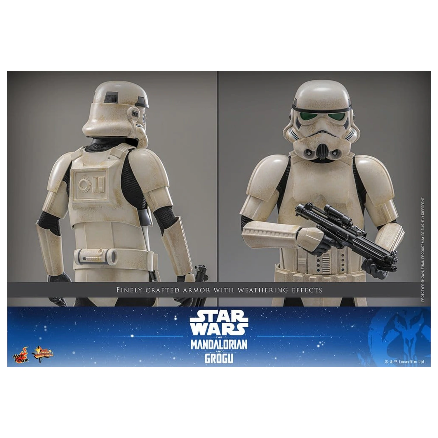 Star Wars: The Mandalorian & Grogu Movie Masterpiece Action Figure 1/6 Imperial Remnant Stormtrooper 30 cm product photo