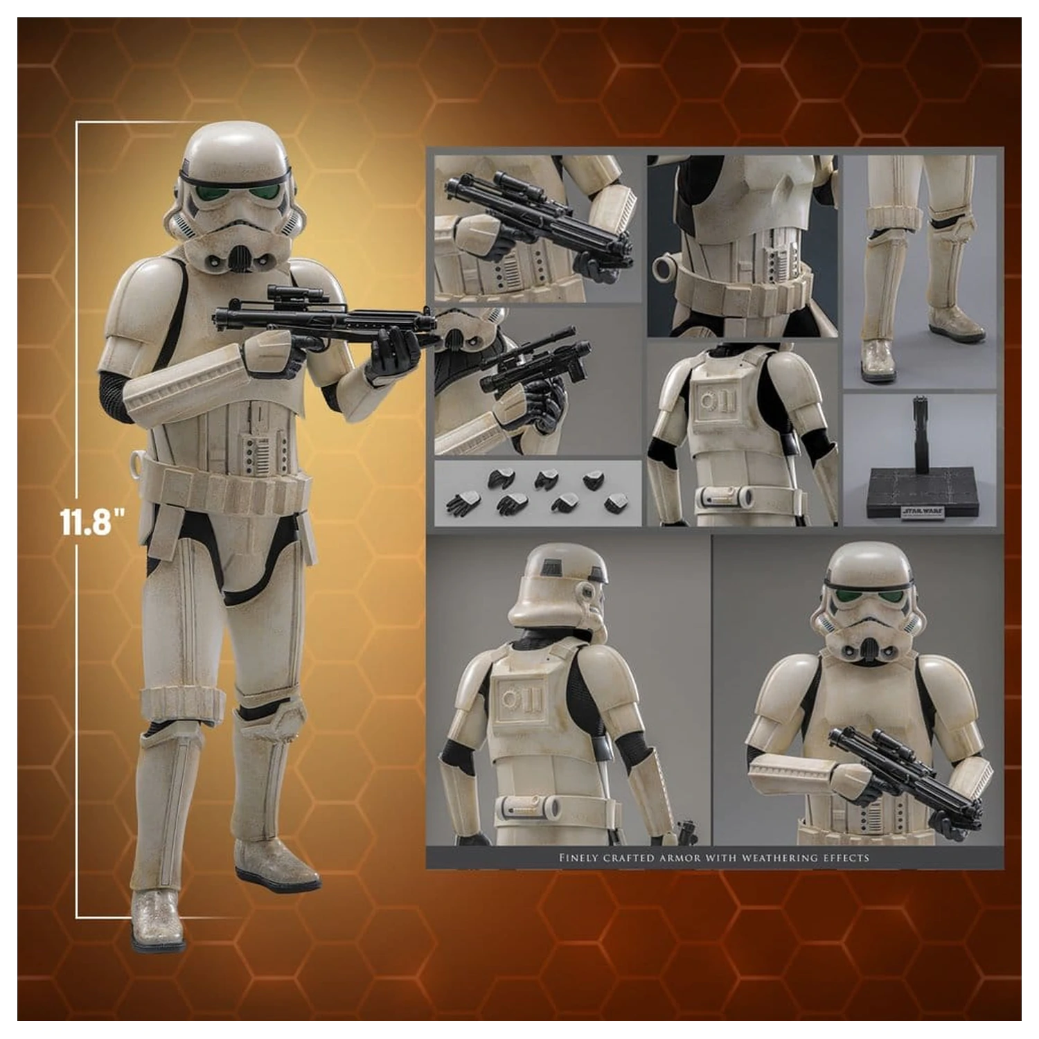 Star Wars: The Mandalorian & Grogu Movie Masterpiece Action Figure 1/6 Imperial Remnant Stormtrooper 30 cm product photo