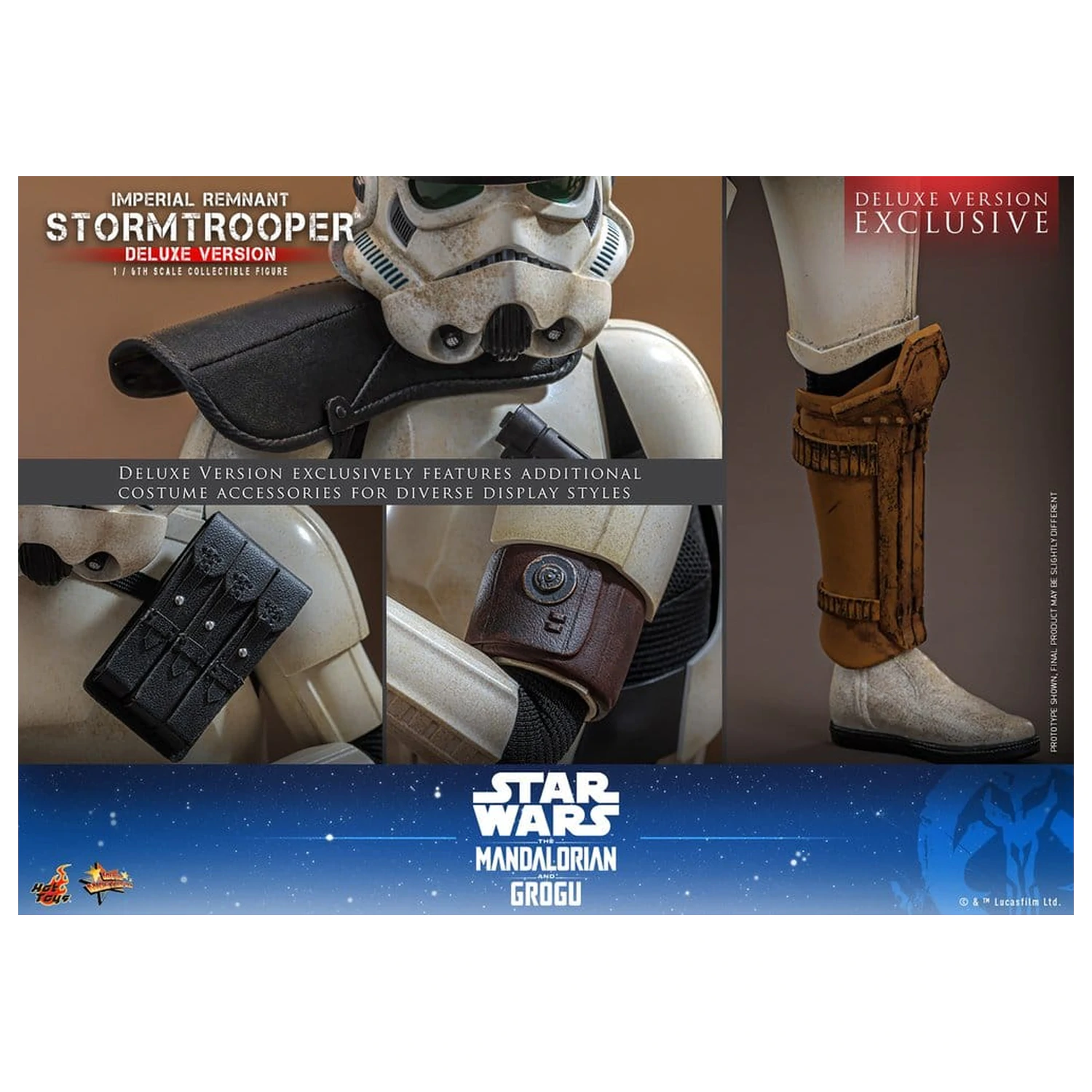 Star Wars: The Mandalorian & Grogu Movie Masterpiece Action Figure 1/6 Imperial Remnant Stormtrooper (Deluxe Version) 30 cm product photo