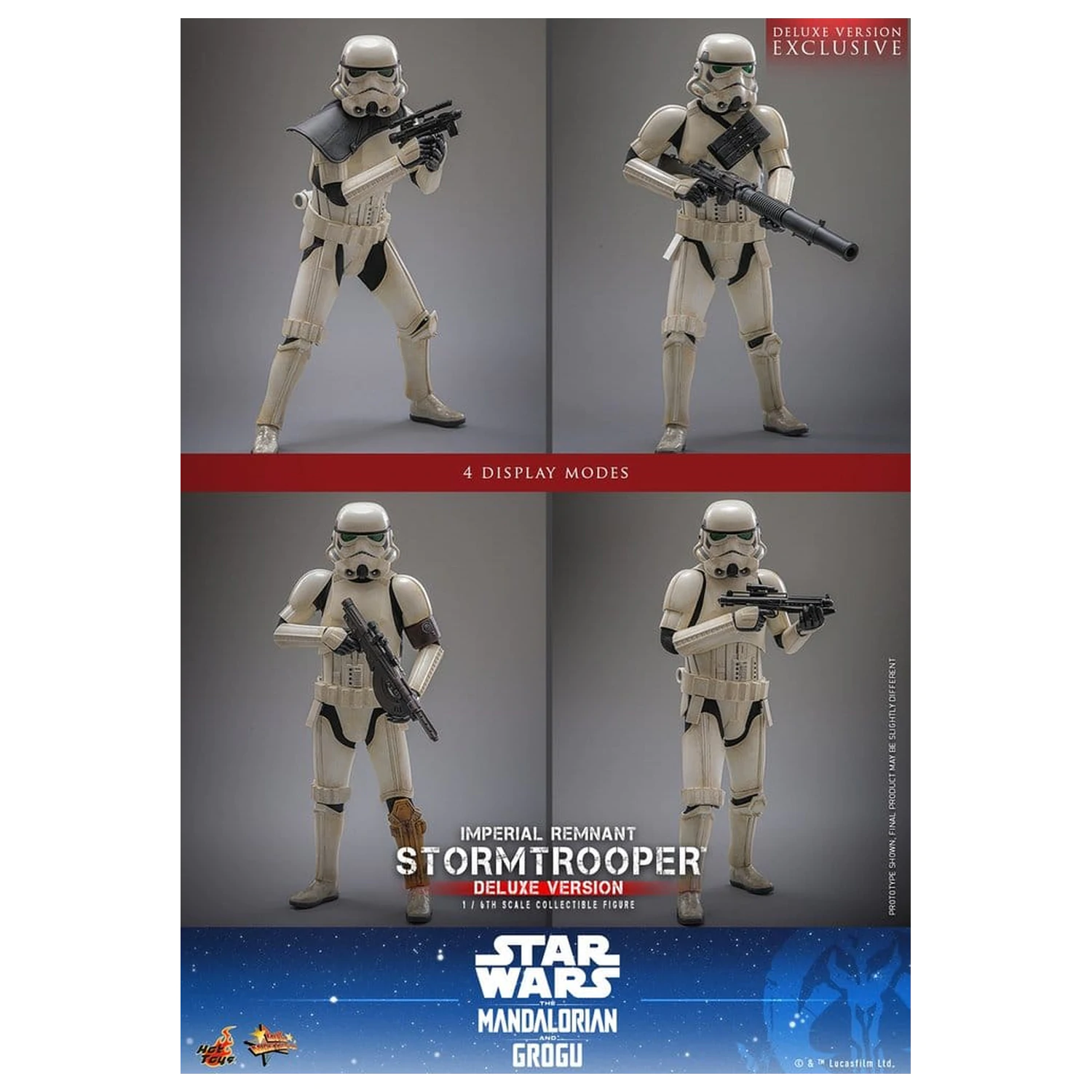Star Wars: The Mandalorian & Grogu Movie Masterpiece Action Figure 1/6 Imperial Remnant Stormtrooper (Deluxe Version) 30 cm product photo