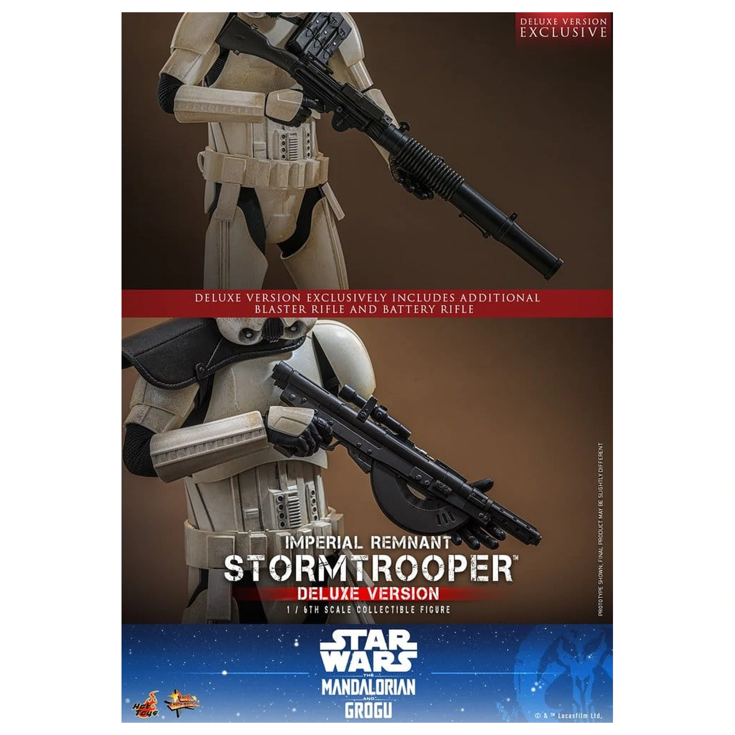 Star Wars: The Mandalorian & Grogu Movie Masterpiece Action Figure 1/6 Imperial Remnant Stormtrooper (Deluxe Version) 30 cm product photo