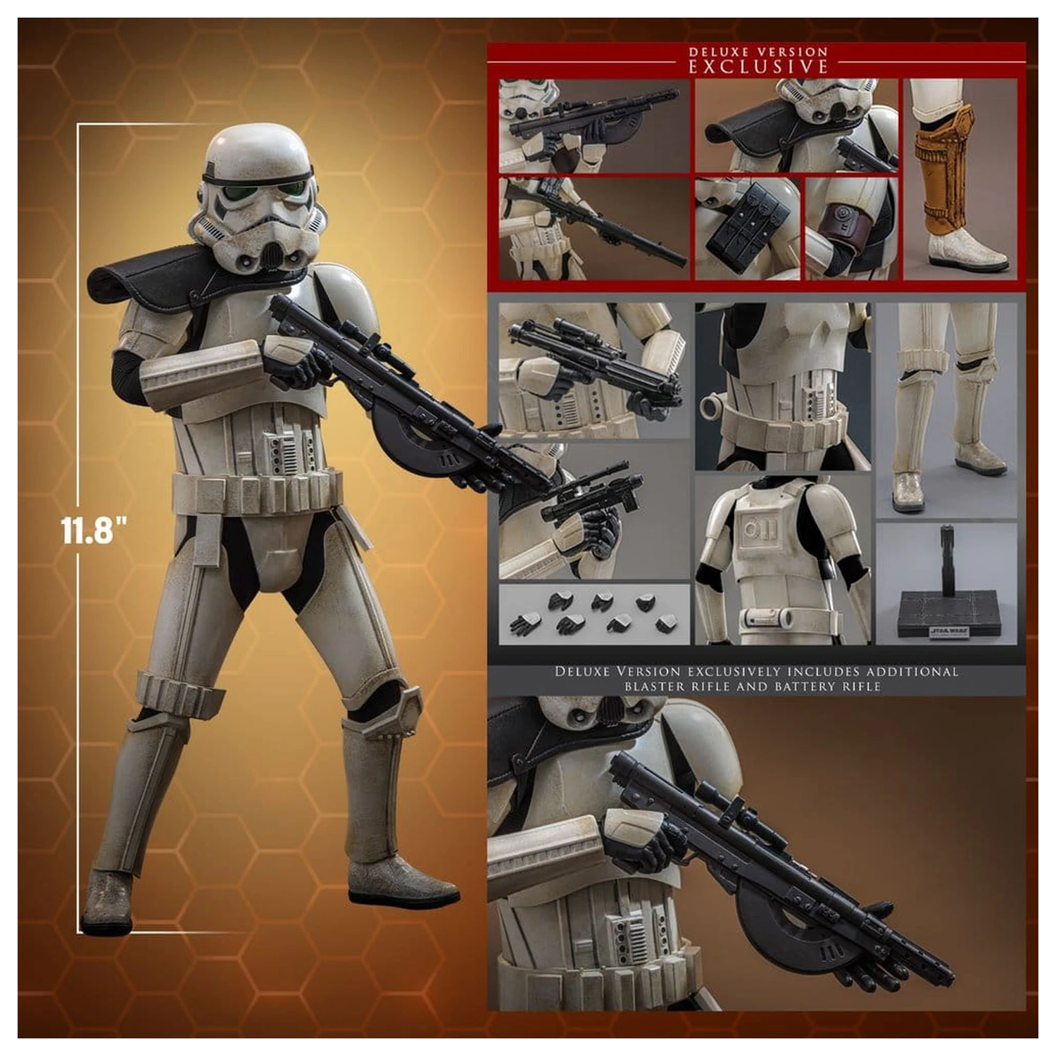 Star Wars: The Mandalorian & Grogu Movie Masterpiece Action Figure 1/6 Imperial Remnant Stormtrooper (Deluxe Version) 30 cm product photo