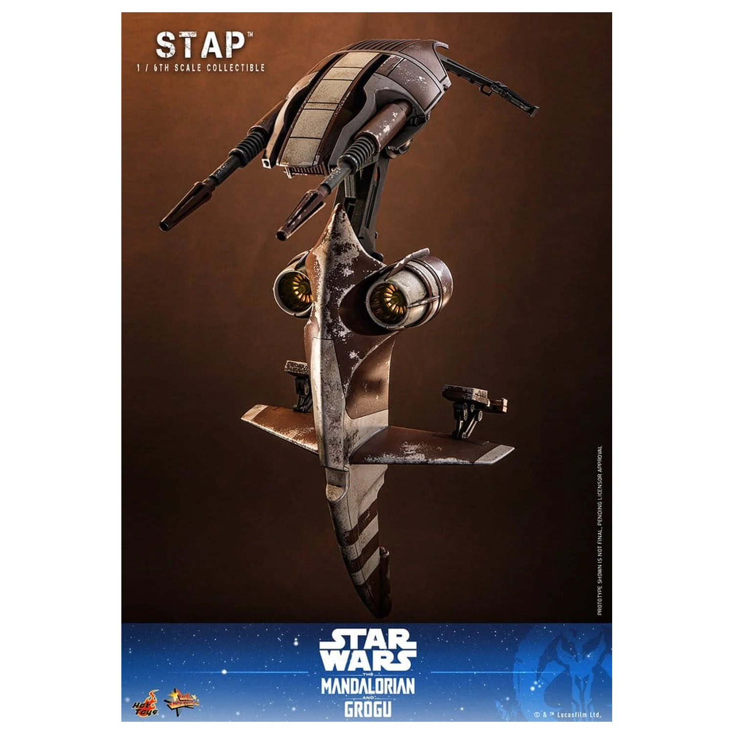 Star Wars: The Mandalorian & Grogu Movie Masterpiece Accessory 1/6 STAP 32 cm product photo