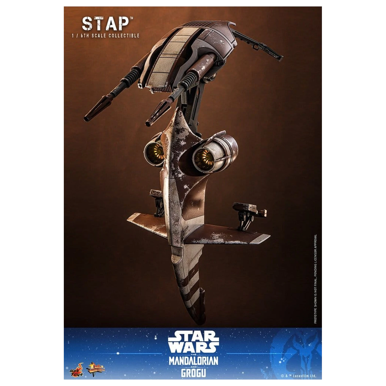 Star Wars: The Mandalorian & Grogu Movie Masterpiece Accessory 1/6 STAP 32 cm product photo