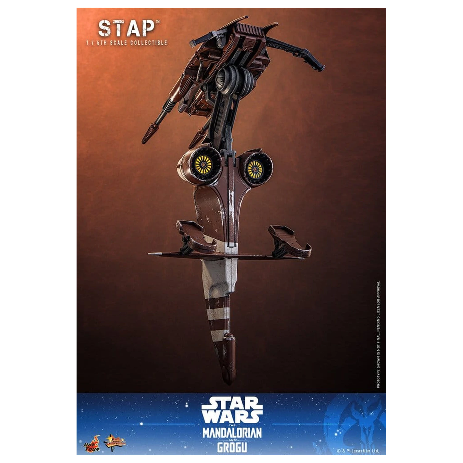 Star Wars: The Mandalorian & Grogu Movie Masterpiece Accessory 1/6 STAP 32 cm product photo