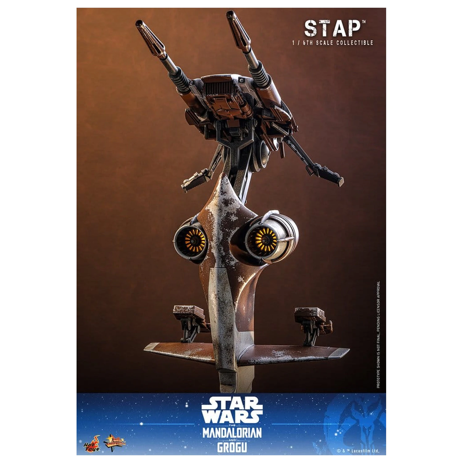 Star Wars: The Mandalorian & Grogu Movie Masterpiece Accessory 1/6 STAP 32 cm product photo
