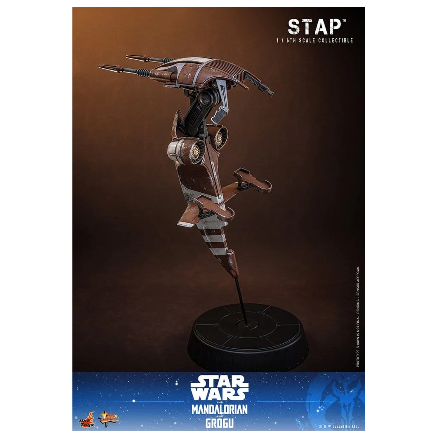 Star Wars: The Mandalorian & Grogu Movie Masterpiece Accessory 1/6 STAP 32 cm product photo