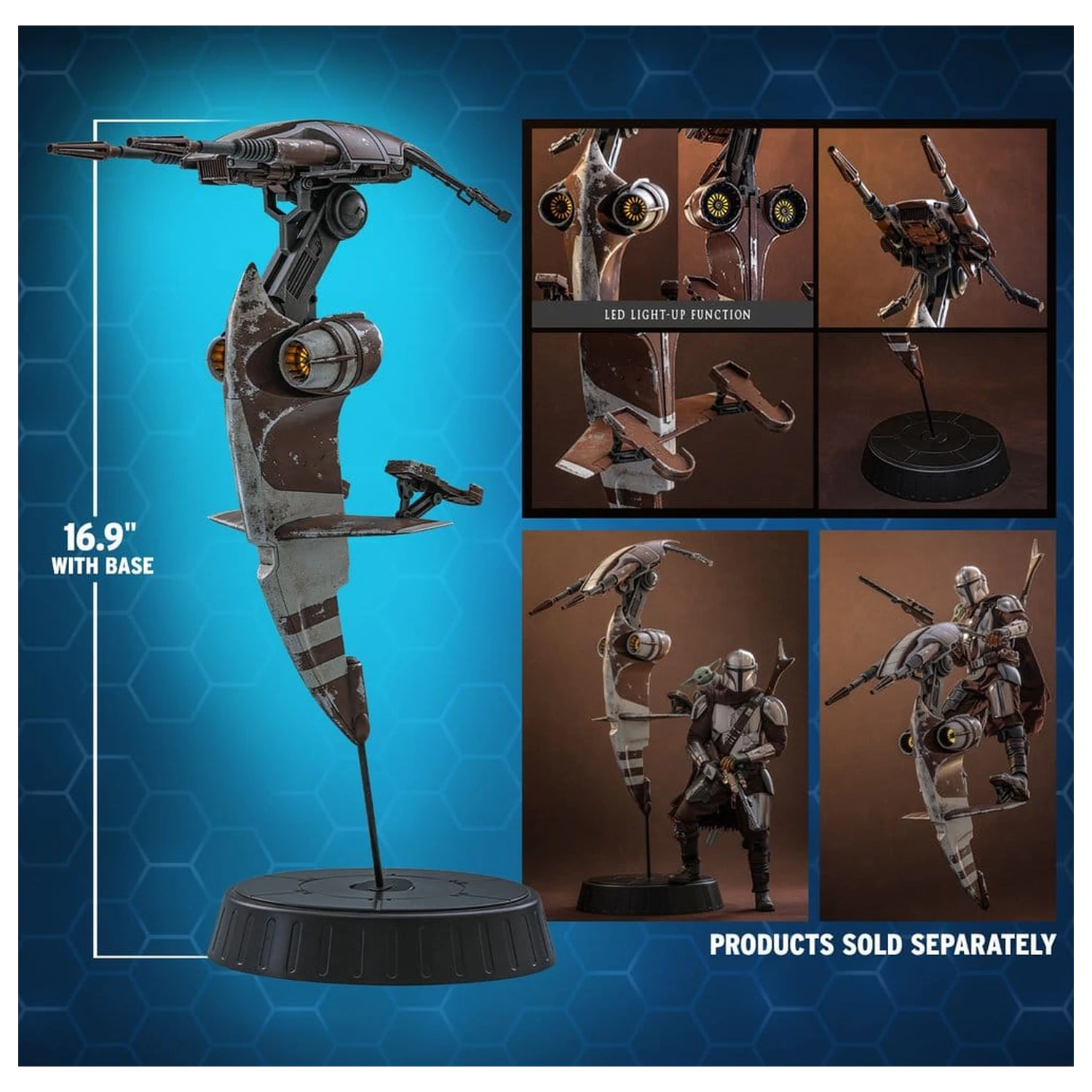 Star Wars: The Mandalorian & Grogu Movie Masterpiece Accessory 1/6 STAP 32 cm product photo
