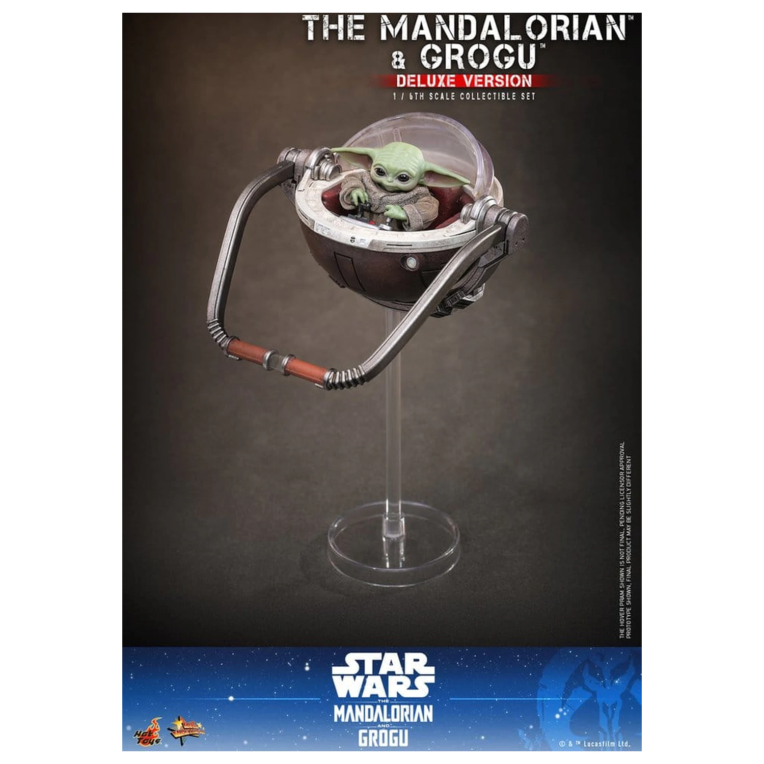 Star Wars: The Mandalorian & Grogu Movie Masterpiece Action Figure 1/6 The Mandalorian and Grogu (Deluxe Version) 31 cm product photo