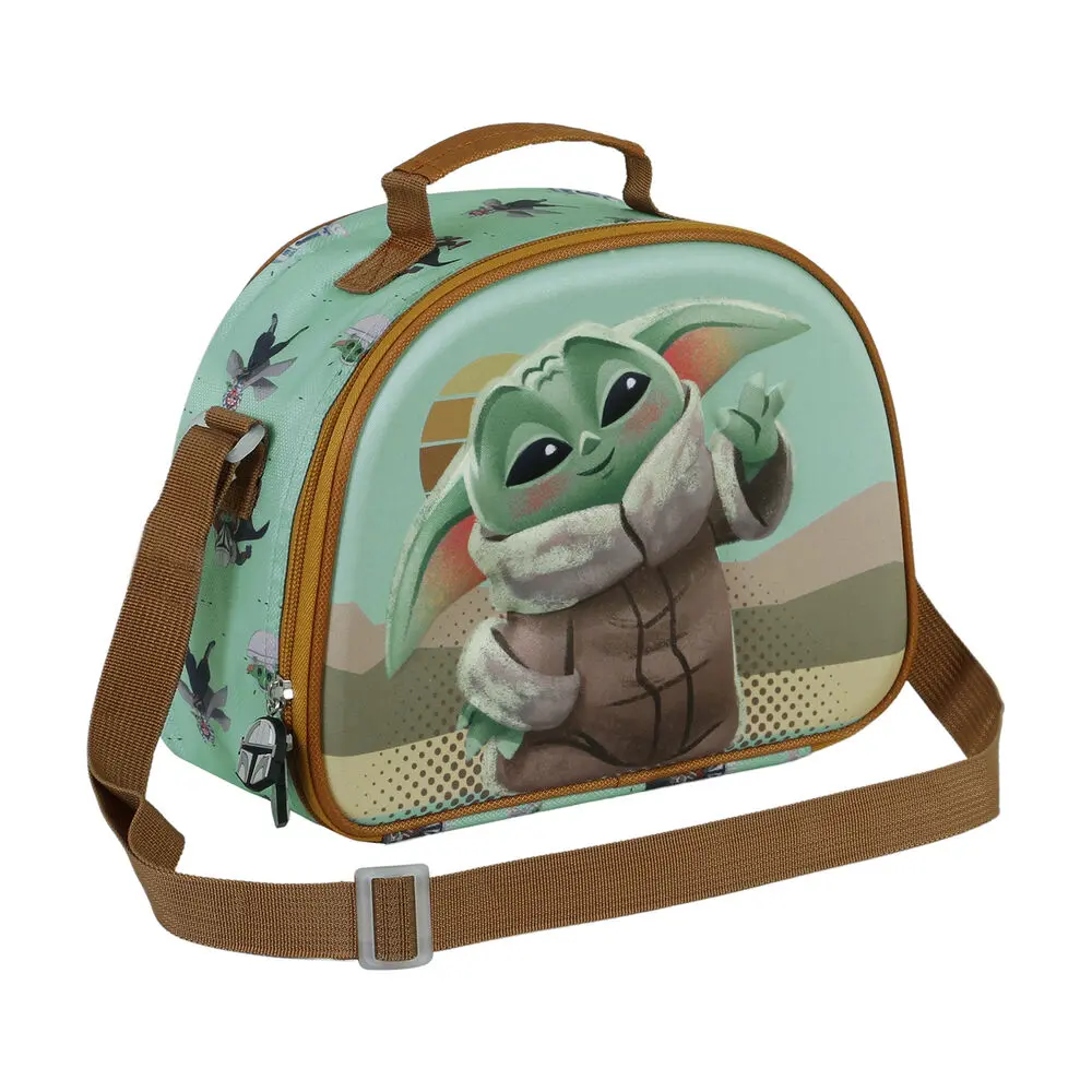 Star Wars The Mandalorian Grogu Say Hi 3D lunch bag product photo