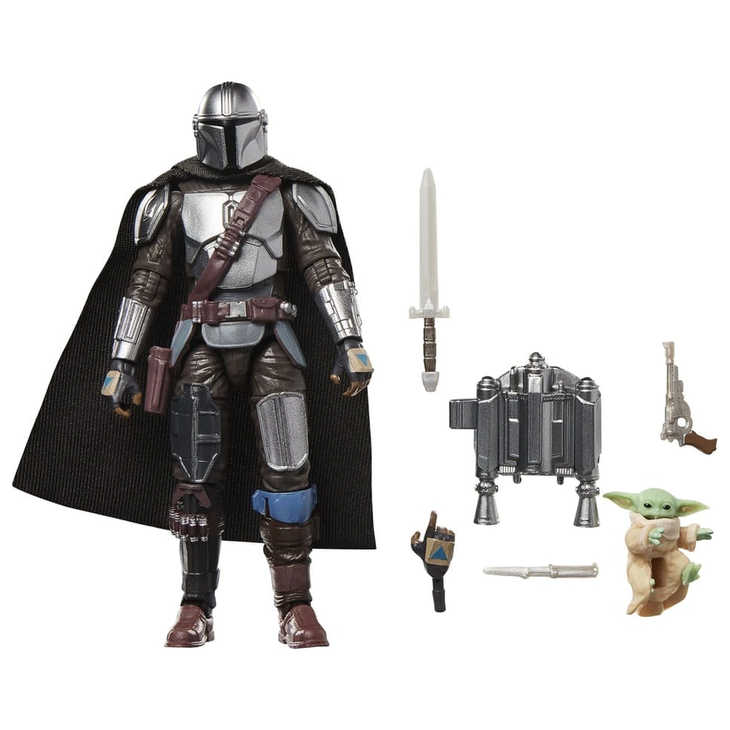 Star Wars: The Mandalorian & Grogu Vintage Collection Action Figure The Mandalorian & Grogu 10 cm product photo