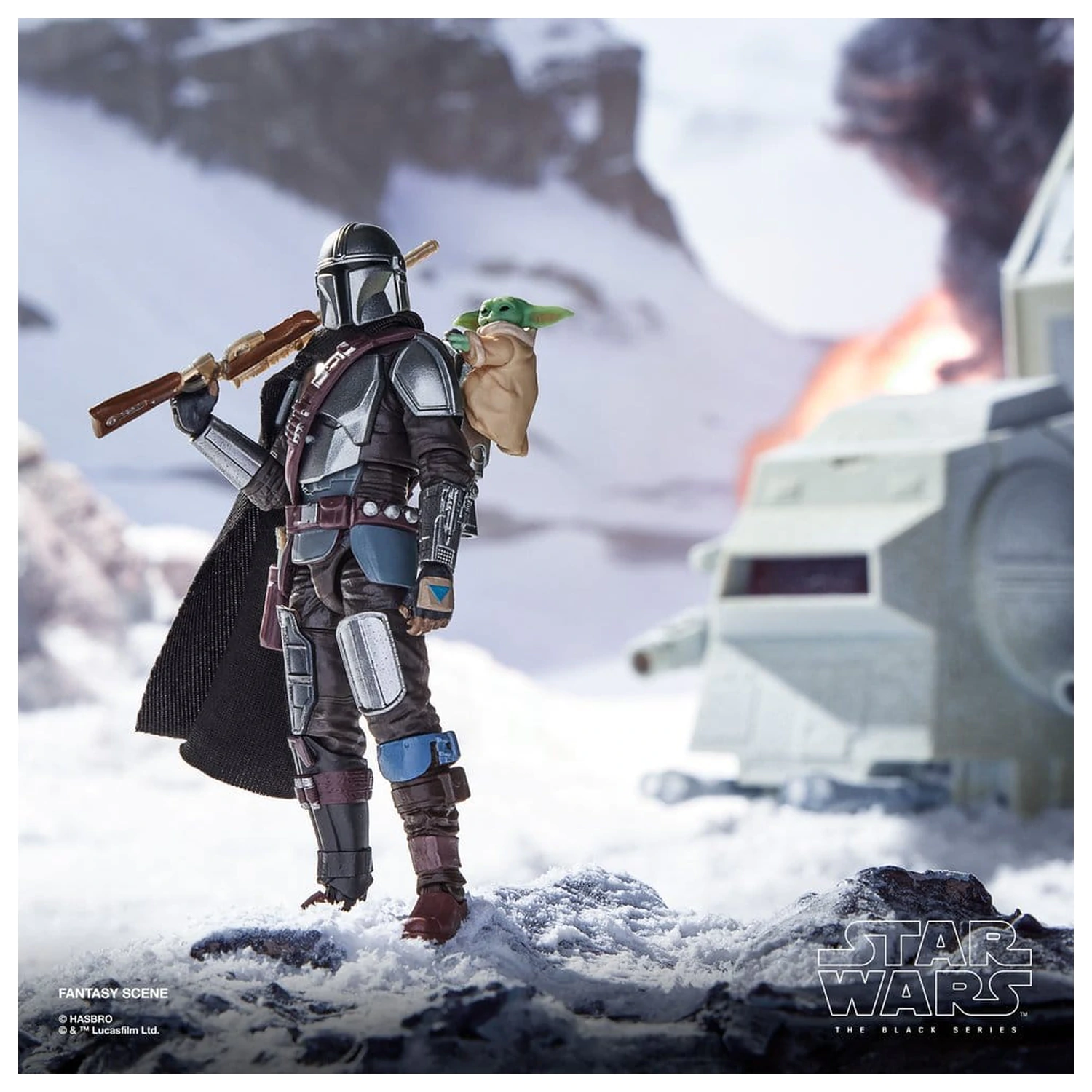 Star Wars: The Mandalorian & Grogu Vintage Collection Action Figure The Mandalorian & Grogu 10 cm product photo